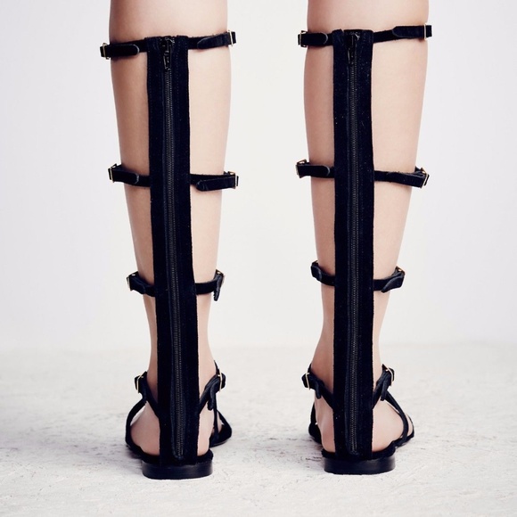 New Free People Road Trip Tall Gladiator Sandals - Picture 6 of 8